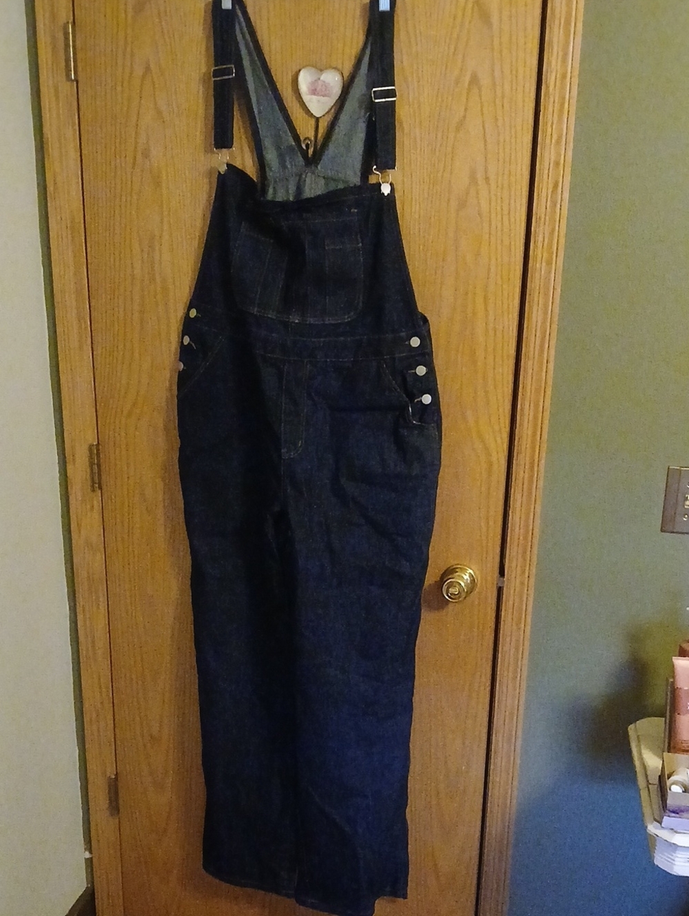 HME Dark Blue Denim Overalls